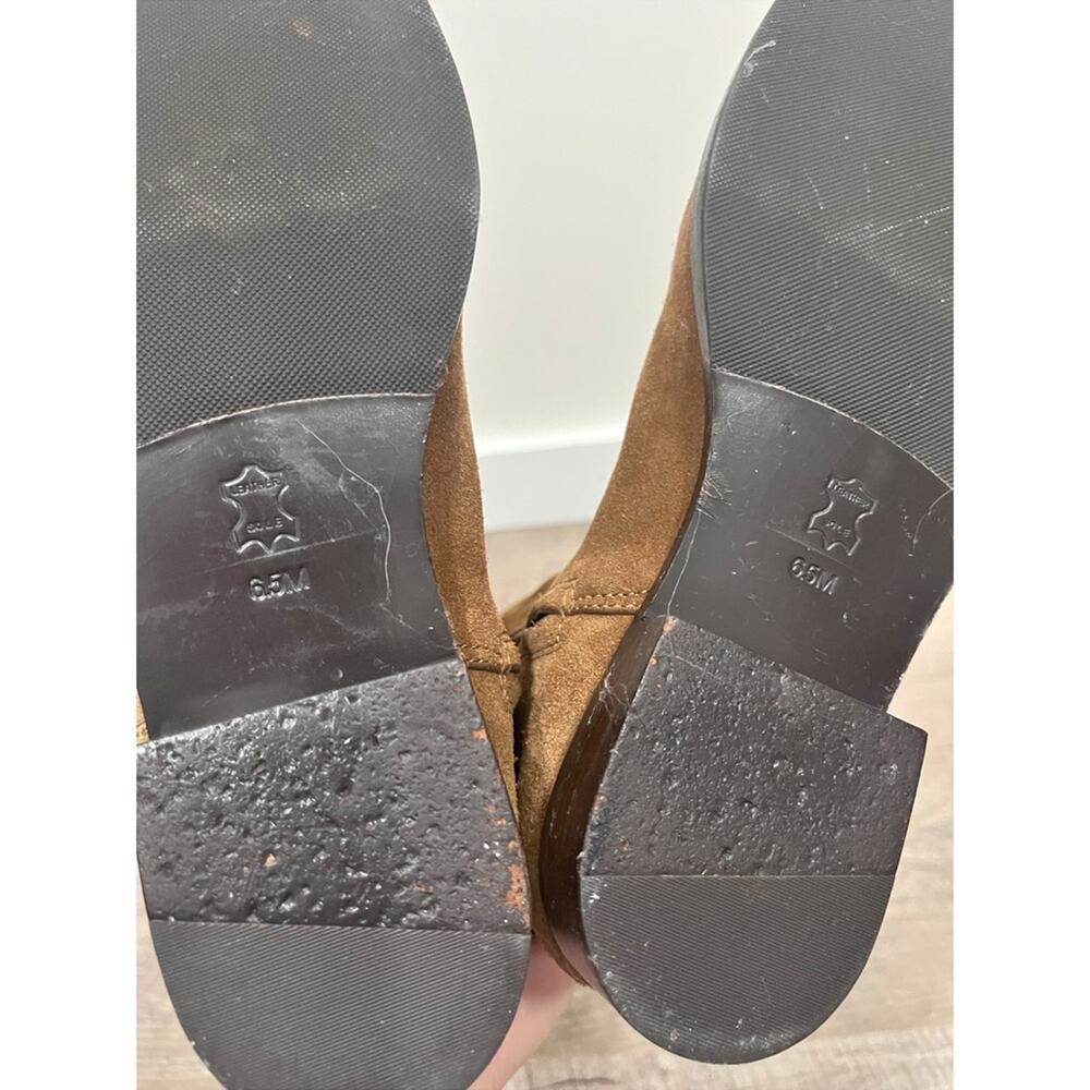 Tory Burch Tan Suede Wembley Riding Knee Length Boots - Picture 8 of 10